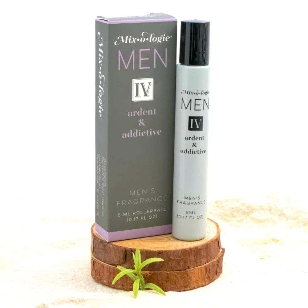 Mixologie Men IV Ardent & Addictive Fragrance Rollerball - Black and Gray